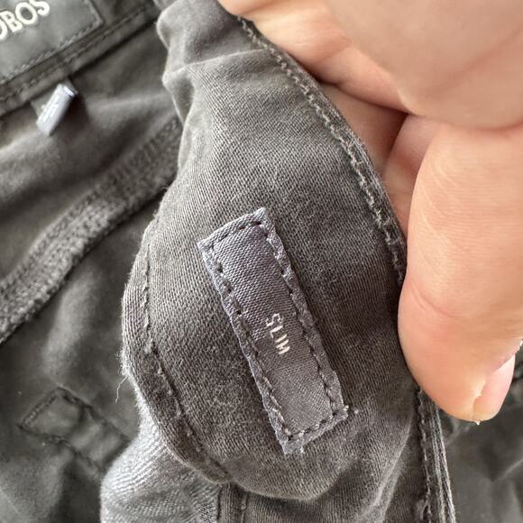 Bonobos Pants Mens 30x33 Gray Slim Fit 5-Pocket Stretch Cotton Casual Twill - Picture 4 of 9